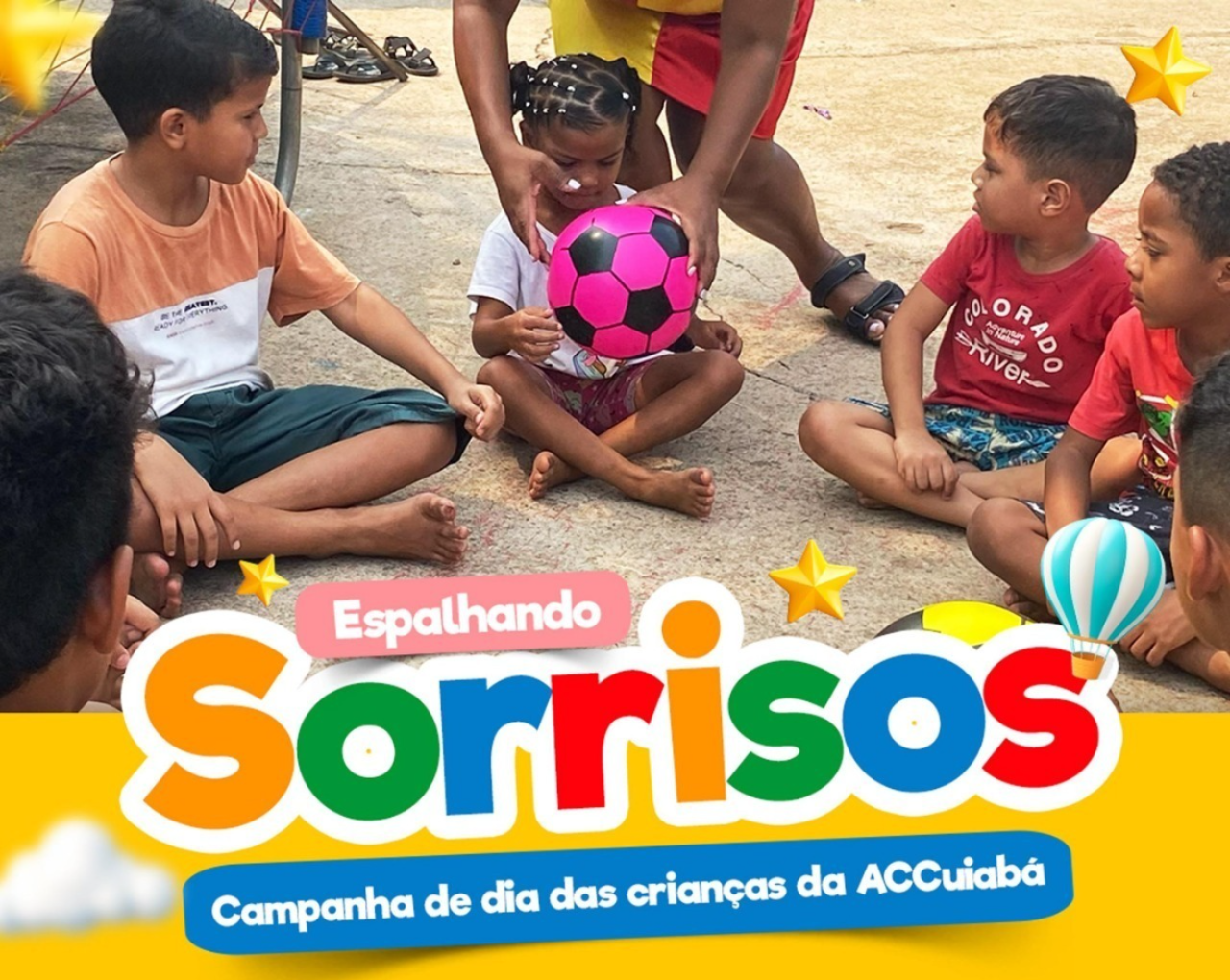 ACCuiabá arrecada brinquedos até 3 de outubro para campanha do Dia das Crianças