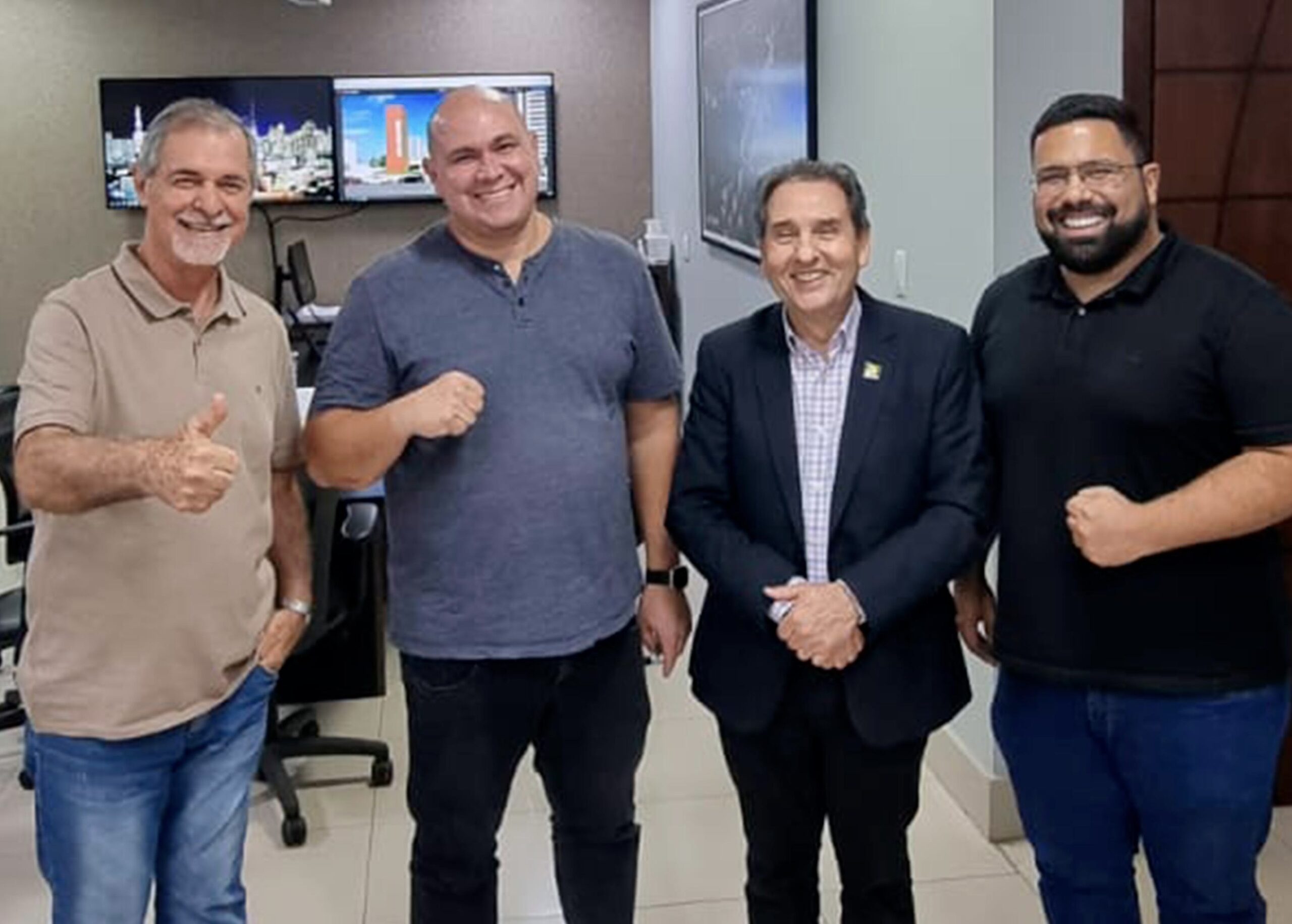 Associação Comercial de Cuiabá e prefeito Abilio discutem fortalecimento do comércio e ações para a economia local