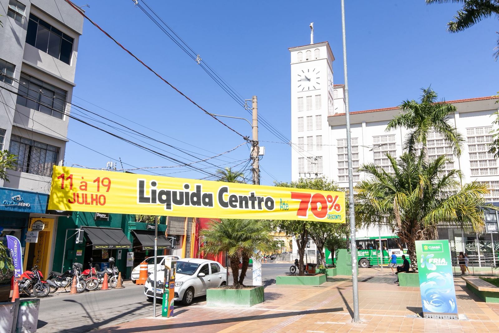 Associação Comercial de Cuiabá oferece serviços gratuitos durante o Liquida Centro 2025