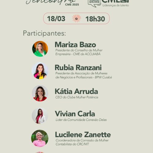 Conselho da Mulher Empresária celebra o Mês da Mulher com talk show sobre o protagonismo feminino nos negócios