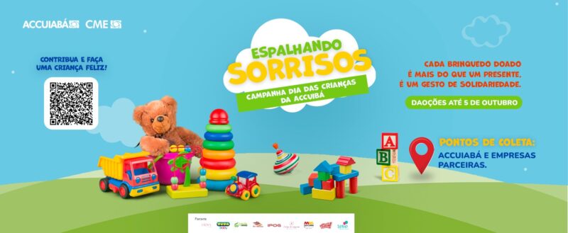 Dia das Crianças: Associação Comercial de Cuiabá lança campanha de arrecadação de brinquedos