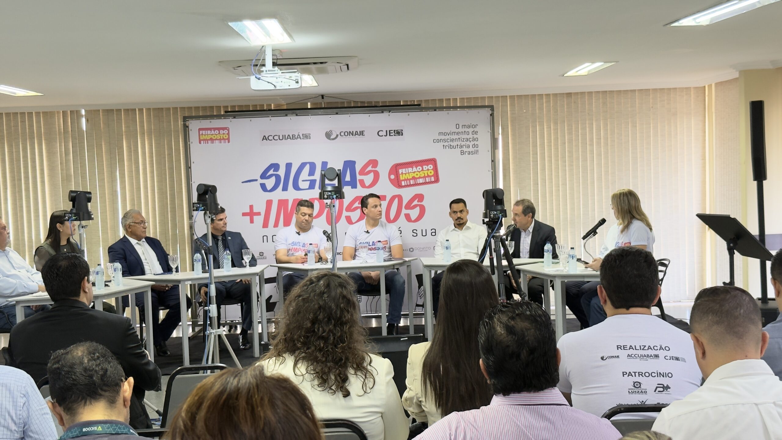 Feirão do Imposto: Mesa-redonda reúne autoridades e lideranças para debater carga tributária em Cuiabá