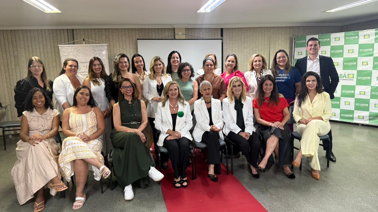 Brinde de boas-vindas e palestra marcam a abertura do calendário do Conselho da Mulher Empresária da ACCuiabá